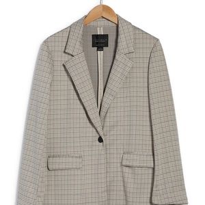 NWT🥼 Santuary Catalina Notch Lapel Plaid Print Coat SZ-M